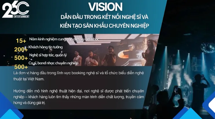 Dịch vụ booking nghệ sĩ nhanh chóng bảo mật
